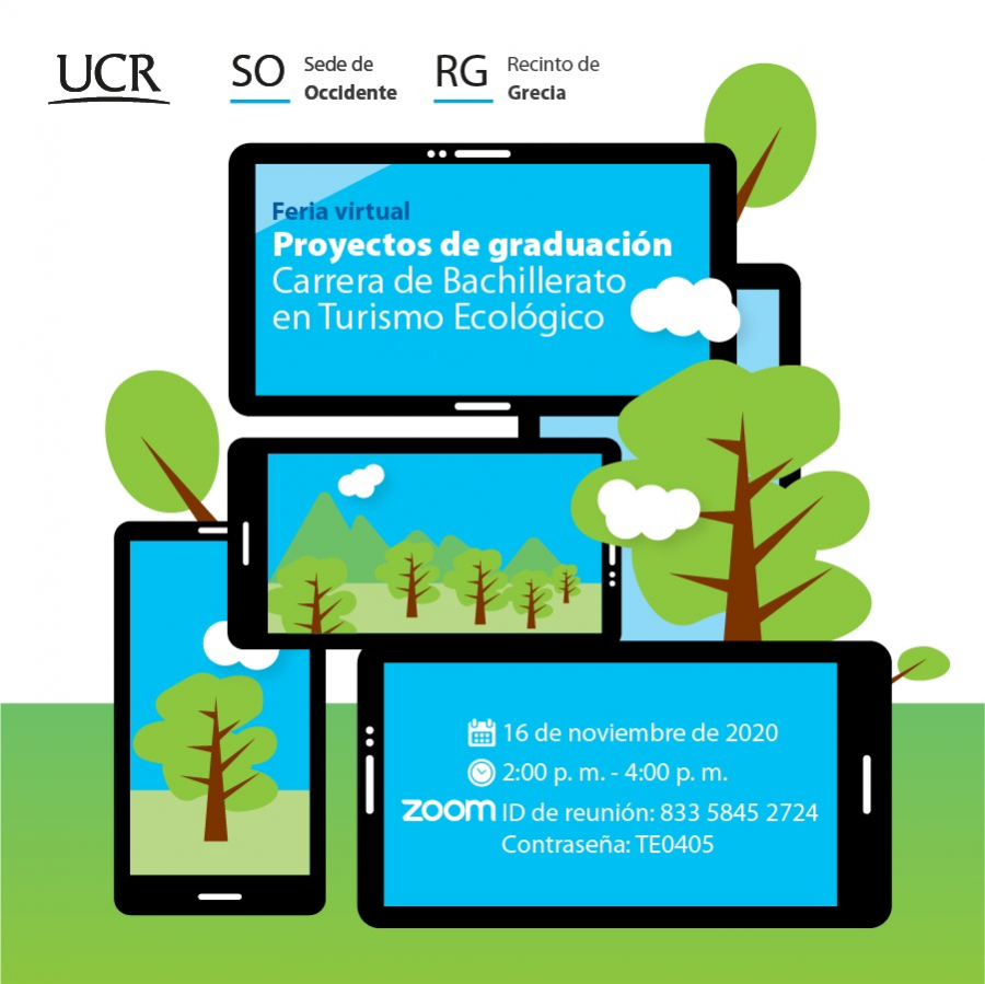 La carrera de Turismo Ecológico los invita a la Feria de Proyectos Turísticos 2020